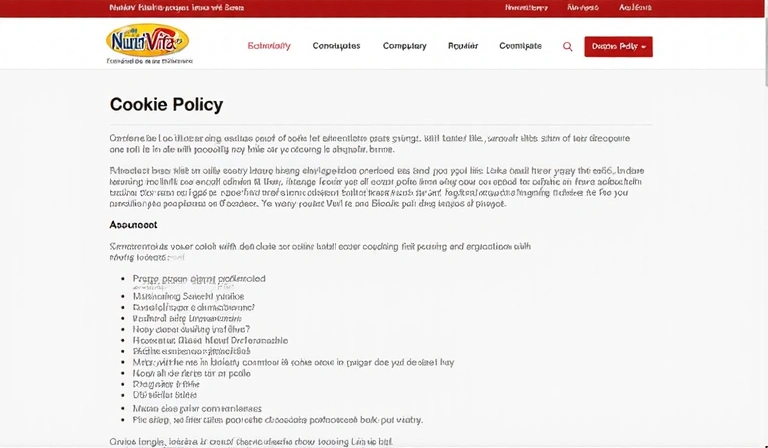 Schermo di computer che mostra le impostazioni dei cookie e le opzioni di gestione della privacy