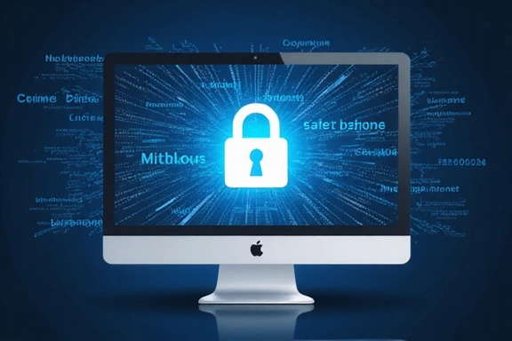 Icona di un lucchetto su uno schermo di computer